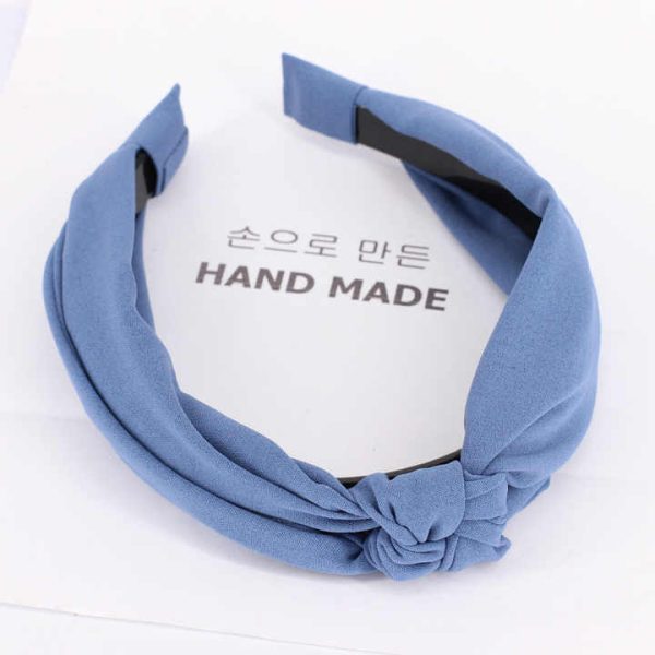 High Quality Women Hair Accessories Fashion Headband Knot New Design Forehead Hair Band for Women