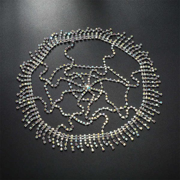 New Design African Bohemia Rhinestone Diamond Head Jewelry Crystal Beads Tassels Head Chains