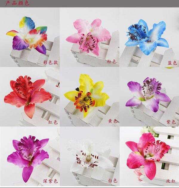 Hawaiian Heaven Bird Foam Floral Hair Clip Artificial Island Eva Tiara Frangipani Plumerial Hibiscus Spider Lily Haku Headband