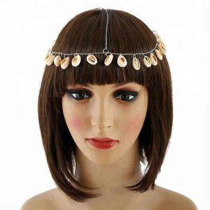 Elegant Golden Alloy Hair Jewelry Headband for Weddings Parties and Special Occasions