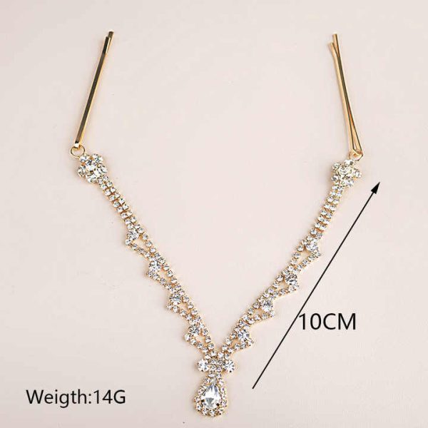 Hot Sale Wedding Bridal Frontlet Headband Fashion Rhinestone Crystal Forehead Jewelry