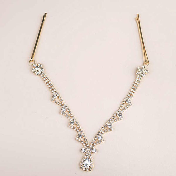 Hot Sale Wedding Bridal Frontlet Headband Fashion Rhinestone Crystal Forehead Jewelry