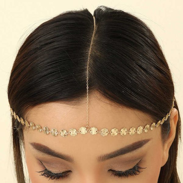 Bohemian Metal Head Chain Women Indian Jewelry Headband Head Piece Hair Band Wedding Gift