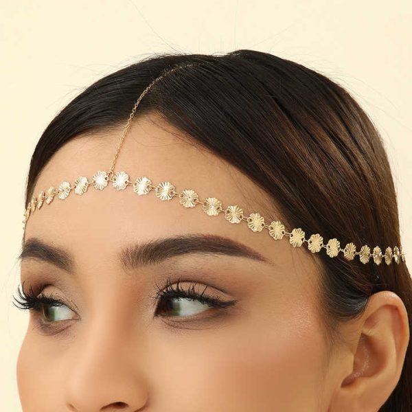 Bohemian Metal Head Chain Women Indian Jewelry Headband Head Piece Hair Band Wedding Gift