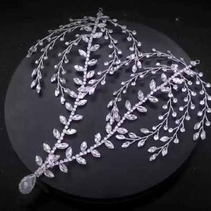 Elegant Metal Alloy Rhinestone Bridal Tiara Headband - Crystal Wedding Hair Jewelry for Women, Bridesmaid Accessories, Special Occasion Crown