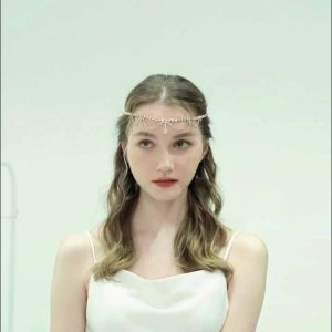 Elegant Rhinestone Bridal Forehead Head Chain for Weddings and Special Occasions