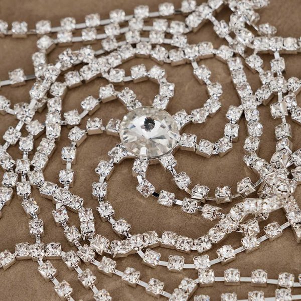 Fashion Multi-layered Rhinestone Forehead Hair Accessories Hair Chains Tassel Hair Cap Head Chain Jewelry Party for Women