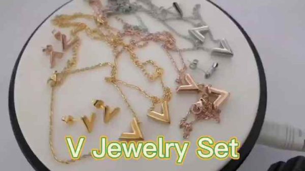 Stainless Steel Crystal Rhinestone Necklace and Earring Set for Women - Trendy Butterfly Design Rose Gold Plated Jewelry Set for Wedding Engagement Party