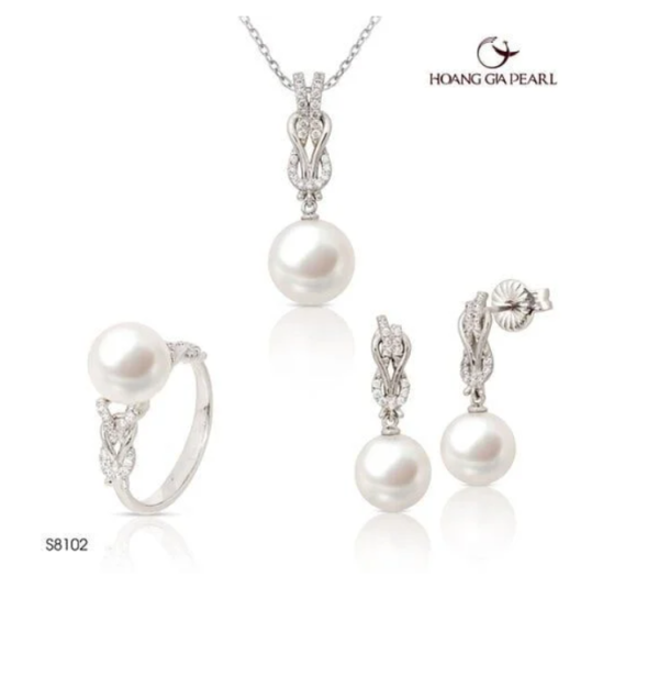 Various Size S8102 Luxury Pearl Elegant Style Jewelry Set New Collection High Quality Fashion Accessories for Women for Wedding