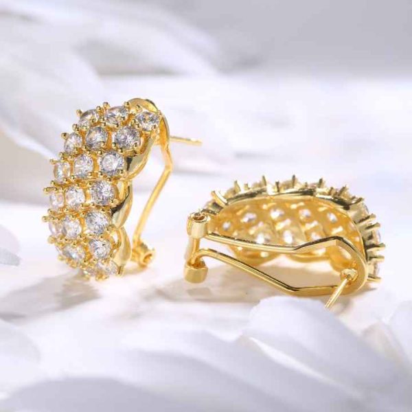 Classic Style Jewelry Set Dubai Earring Ring Necklace Jewelry Set