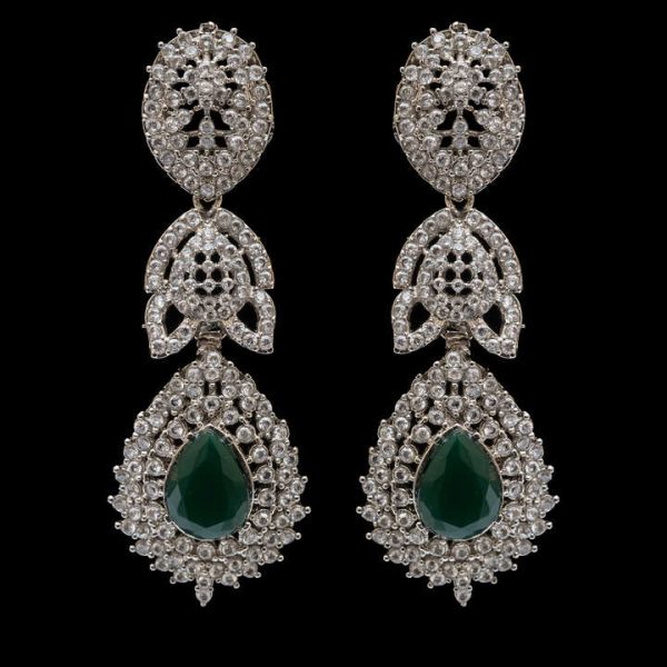 Luxury New Fashion 3Pcs Set Silver Color Women Jewelry Set Necklace Earrings Plated Jewelry Sets