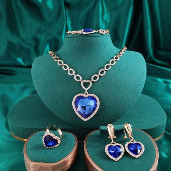 Hot Selling Alloy Rhinestone 18k Gold Plated Expensive Jewelry Set Pakistani Bridal Jewelry Sets Fashion Jewelry Sets