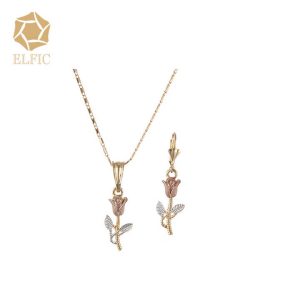 Unique Fashion Religious Jewelry Sets for Women and Children - Copper Alloy with Quartz Stones, Wedding Engagement Party Gift Wholesale Fine Jewelry Sets