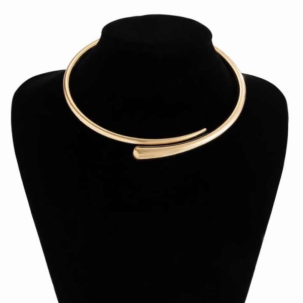 Wholesale Fashion 3pcs/Set Teardrop Jewelry Sets Gold Plated Alloy Water Drop Necklace Choker Bracelet Ring Jewelry Sets Women