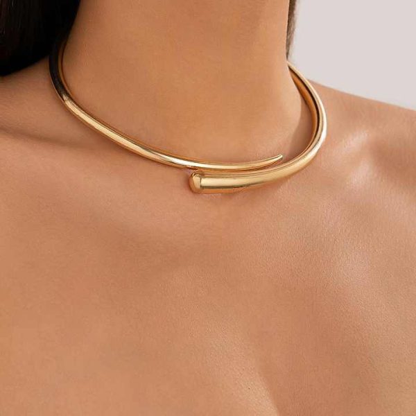 Wholesale Fashion 3pcs/Set Teardrop Jewelry Sets Gold Plated Alloy Water Drop Necklace Choker Bracelet Ring Jewelry Sets Women