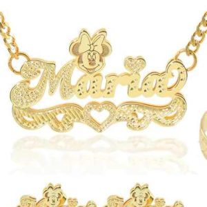 Trendy Personalized Cartoon Kids Jewelry Set - Stainless Steel Charm Bracelets for Children