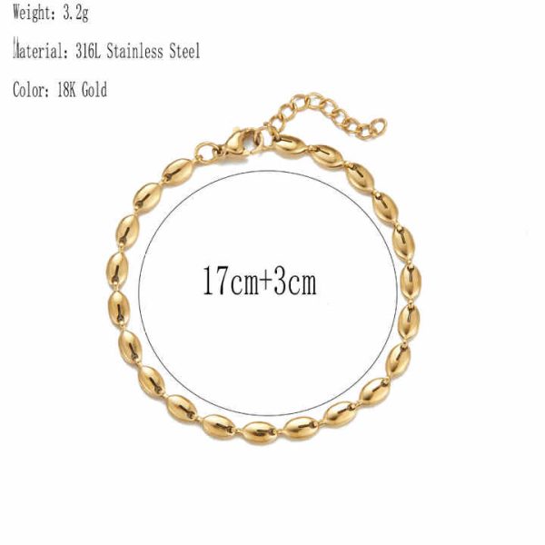 YW Fashionable Bracelet Wholesale New Style Chain Stainless Steel Bracelets for Women