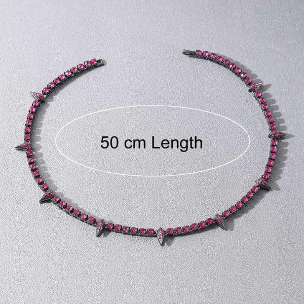 Unisex Silver Gold Purple Black Diamond CZ Charming Bling Chain & Link Bracelet Fashion Style Accessory