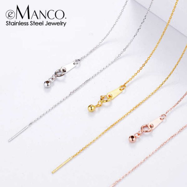 EManco 316L Stainless Steel Adjustable DIY Link Chain Bracelet Top Quality Low Price Fashion Jewelry Manufacturer