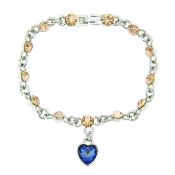 Hot Sale Vintage Crystal Wedding Jewelry for Women 3 Types of Gold Chain Bracelet Water Drop Cubic Zircon Fashion Link Bracelets