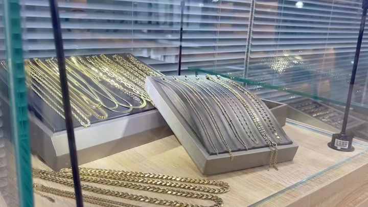 Stainless Steel O-Shape Geometric Chain Bracelet for Women - Gold Plated Adjustable Punk Jewelry