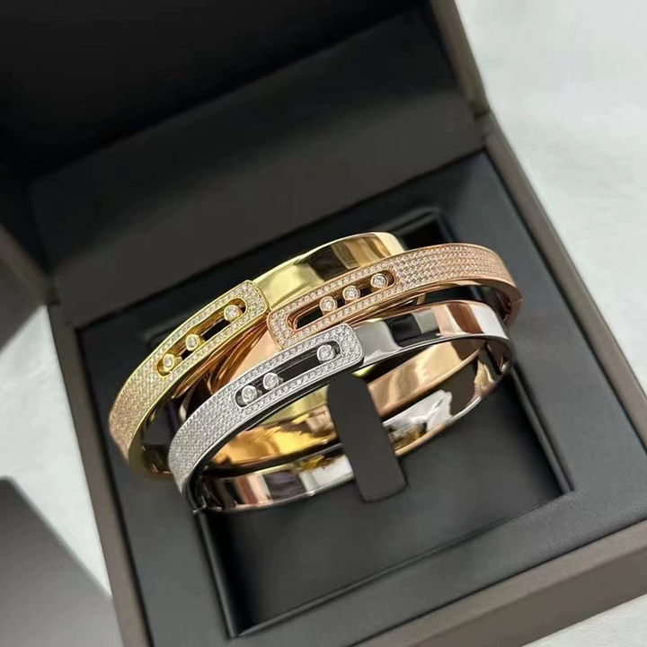 2025 European and American Fashion Trend Gold Plated Bracelet Banquet Party Must Choose Jewelry Manufacturer Wholesale