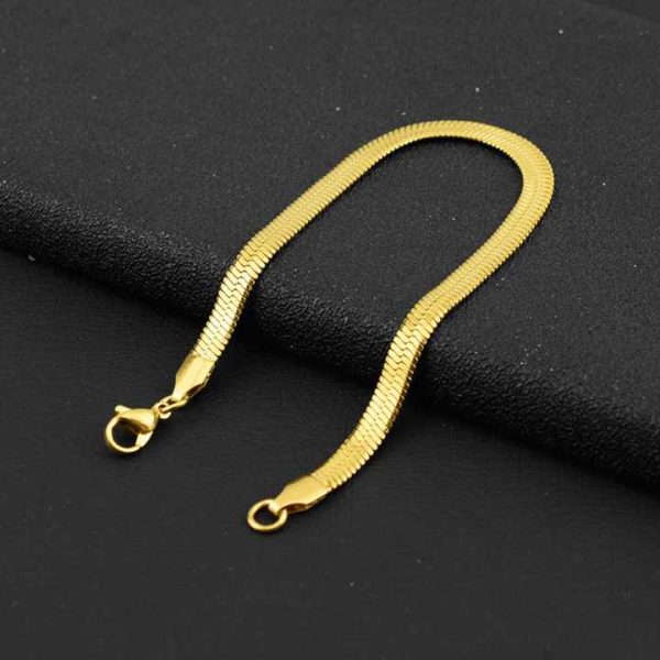 Fashion Jewelry Stainless Steel Bracelets Cuban Chain Bangle Classic Minimalist Chain Bracelets