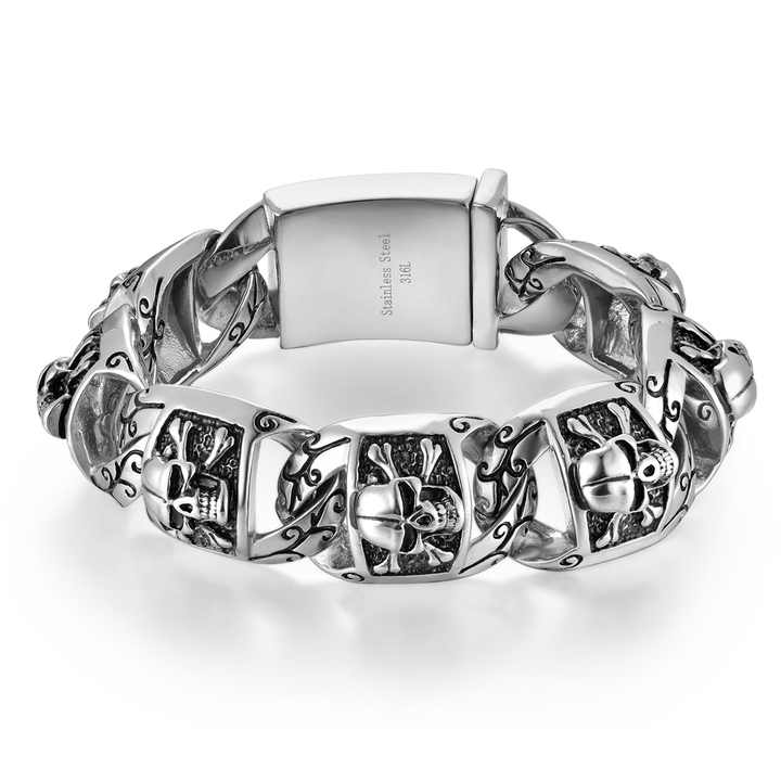 Wholesale Stainless Steel Hip Hop 13MM Fashion Jewelry Link Chain Men Bracelets & Bangles Gift for Father"s Day