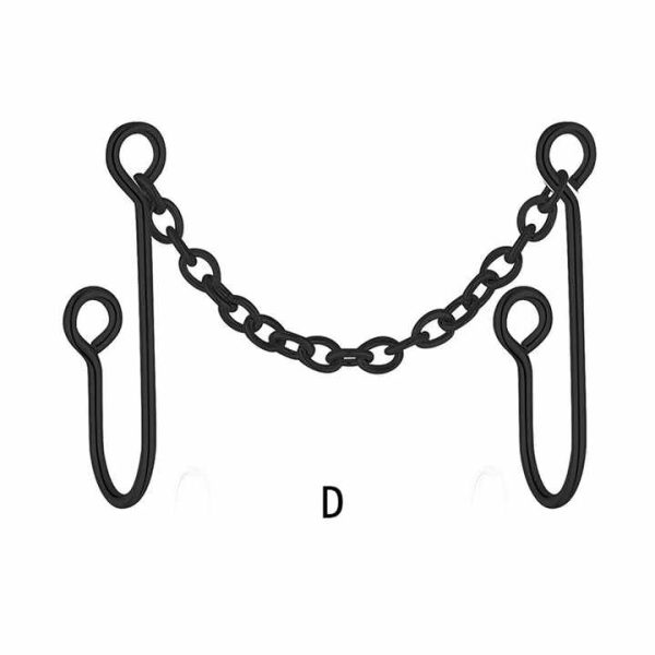 Wholesale Fancy Stainless Steel Body Piercing Jewelry Chain Nose Ring Stud Clip for Women for Wedding Orthodox Children