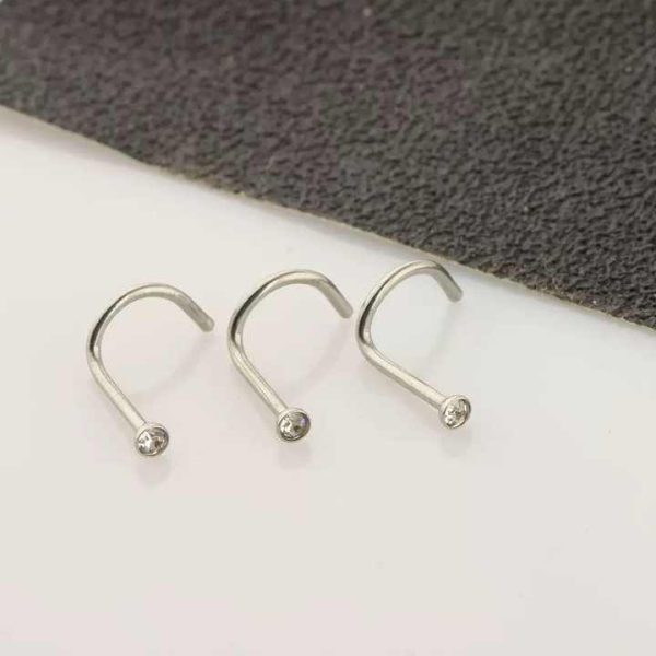316L Stainless Steel Fashionable Nose Ring Party Piercing Jewelry for Ladies and Men