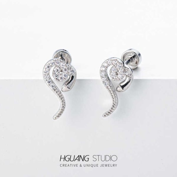 316L Stainless Steel 18K Gold-plated Earrings Piercing Jewelry Earrings for Women