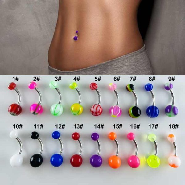 Wholesale Custom Body Belly Rings Navel Piercing Jewelry for Gifts and Parties