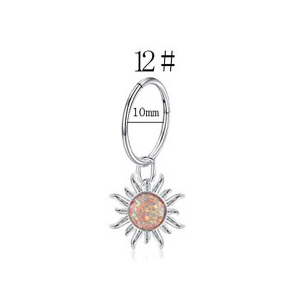 Charm Women's Piercing Jewelry Seamless Ring Pendant Earrings Butterfly Zircon Ear Clip Fashion Party Body Jewelry