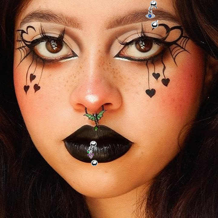 Gaby New Design Stainless Steel Eyebrow Piercing Shinning Eyebrow Rings Zircon Eyebrow Piercing Jewelry