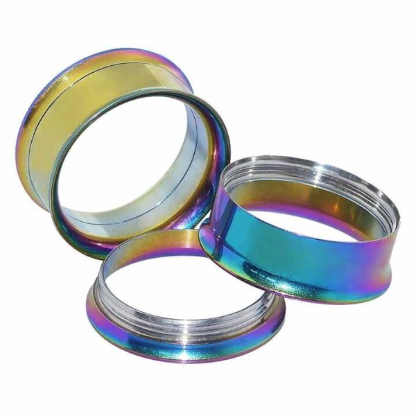 Fashion Ear Piercing Tunnels Ring Plugs Gauges Screw Expander Stainless Steel Body Jewelry Unisex Ear Gauges Piercing