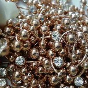 Rotating Acrylic Body Piercing Jewelry Display Stand for Trendy Jewelry Showcase