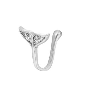 Unisex Trendy Gold Plated Geometric Nose Clip - Copper Alloy Body Jewelry for Weddings, Engagements & Party Gifts