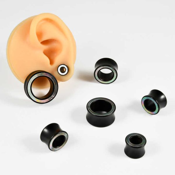 High End Design Howlite/Shell Wood Ear Tunnels Stretchers Piercing Hollow Plugs Gauges Expanders Fashion Body Jewelry 8-25mm