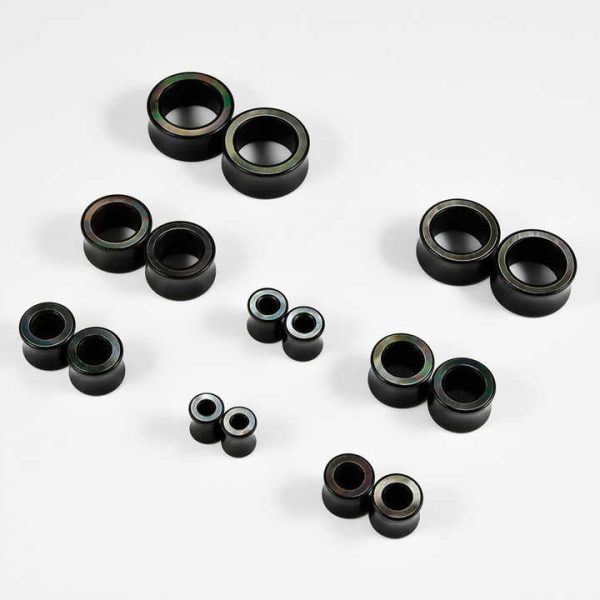 High End Design Howlite/Shell Wood Ear Tunnels Stretchers Piercing Hollow Plugs Gauges Expanders Fashion Body Jewelry 8-25mm