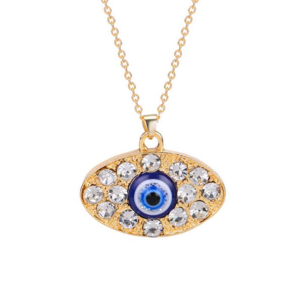 Fashion Jewelry New Multi-layer Devil's Eye Pendant Necklace Women's Fashion Exaggerated Trend Eye Collars