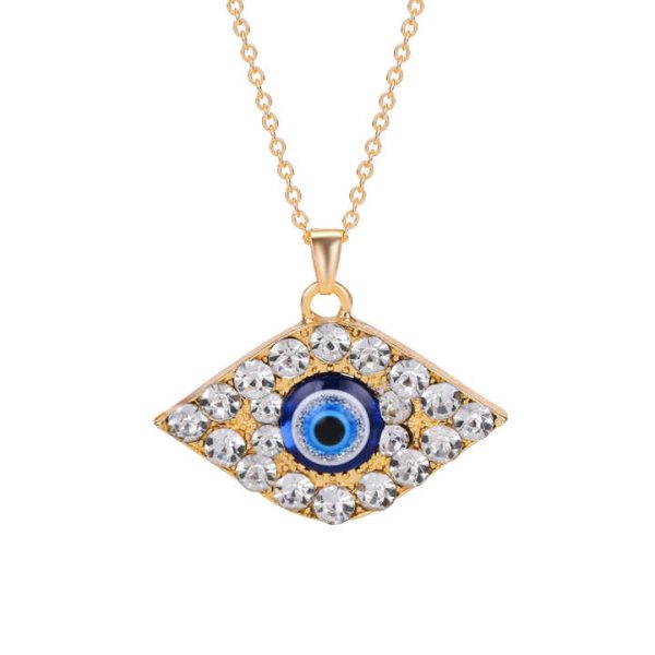 Fashion Jewelry New Multi-layer Devil's Eye Pendant Necklace Women's Fashion Exaggerated Trend Eye Collars