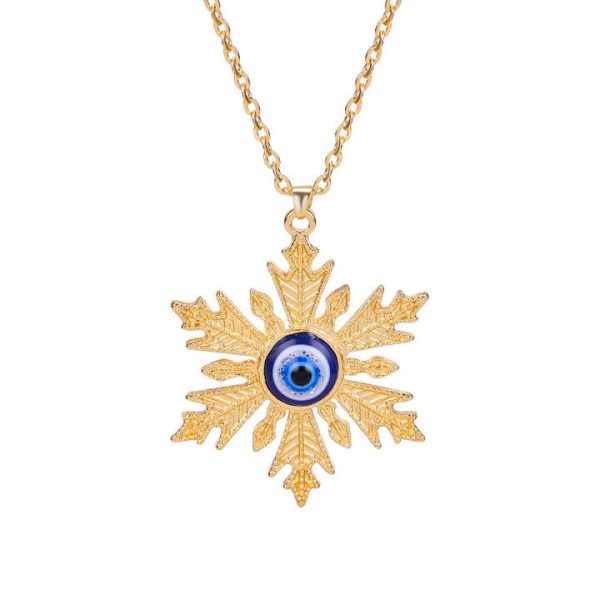 Fashion Jewelry New Multi-layer Devil's Eye Pendant Necklace Women's Fashion Exaggerated Trend Eye Collars