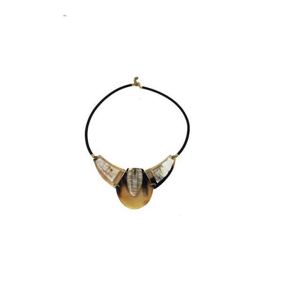 Best Buffalo Horn Necklace Color Women Handmade Buffalo Horn Fashion Long for Handmade Shinny Polished