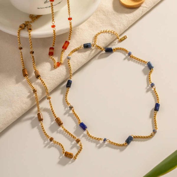 Natural Jewelry Necklace Sets Adjustable Sterling Silver Luxury Zircon Gold Collarbone Necklaces