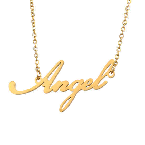 2024 Fashion Custom Name Necklace Personalized Initial Necklaces in Golden