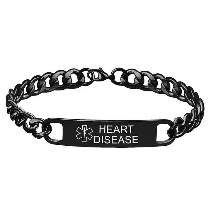 Bracelet Wholesale Life Star Medical logo Stainless Steel Holiday Gift Engraved Titanium Bracelet