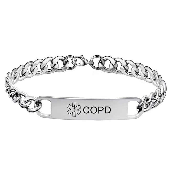 Bracelet Wholesale Life Star Medical logo Stainless Steel Holiday Gift Engraved Titanium Bracelet
