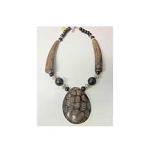 Handcrafted Buffalo Horn Pendant Necklace - Classic Ethnic Power Jewelry for Women and Men, Customizable Design