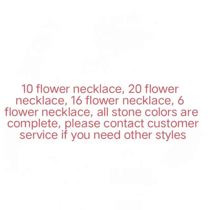 Fashionable and High Quality Clover 10 Flower Necklace, Agate Fritillaria 20 Flower Charm Necklace Wholesale