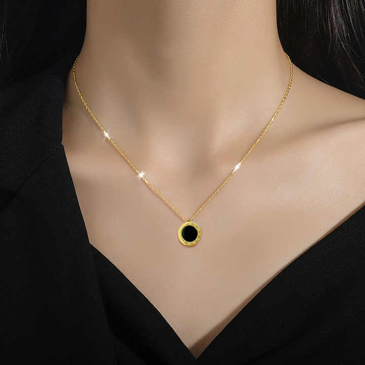 Fashion Stainless Steel 18 k Gold Necklace for Women Wholesale N2301061